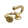 Hook for curtains ks003, one -rod, color gold