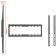 Crasstein Uniteki FN1511 for a TV or monitor on a fixed wall, diagonal 32-5