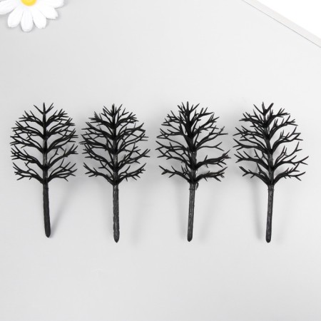 Decor for creating miniatures (trees) "The trunk of a tree - round crown" 10 cm-2