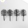 Decor for creating miniatures (trees) "The trunk of a tree - round crown" 10 cm