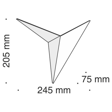 Bra Technical C808WL-L3W, LED, 3W, 24.8x7.5x20.5 cm, 100lm, white color-3