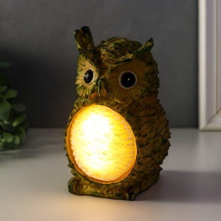 Souvenir Polystone Light "Forest Filin" from the solar battery 18x11x12.3 cm-6