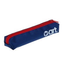 Penal soft, 1 compartment, quadro, 35 x 195 mm, calligrata K-20 art, blue