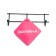 Hang -up hanger "Summer", 10 hooks, 55 × 5 × 3.5 cm, black