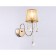 Wall lamp with lampshade and crystal Ambrella Light, Traditional, TR4596, 1HE14, Color Gold