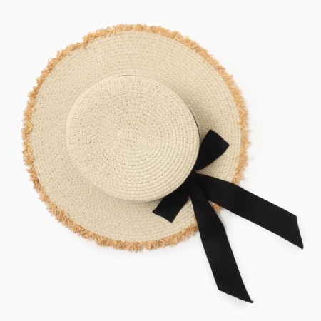 Women's hat minku, beige color, rr 58-1