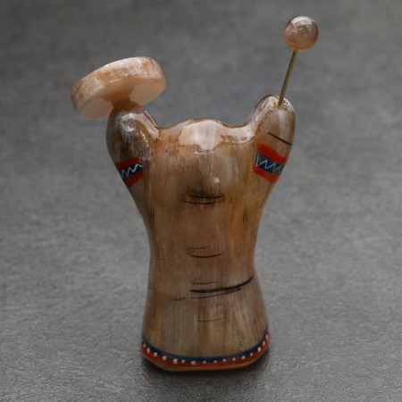 Сувенир " Эскимос-шаман", селенит-3