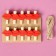 Decorative clothespins with a rope for the suspension "Sponges" set 10 pcs., 2.5 × 12.5 × 13.5 cm