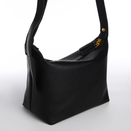 Bag Women's Cross-Bodi with a zipper, black color-2