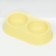 Bamboo double bamboo, 23.5 x 13 x 5 cm, yellow