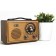 Radio receiver portable signal BZRP RP-335 Brown WSB Microsd