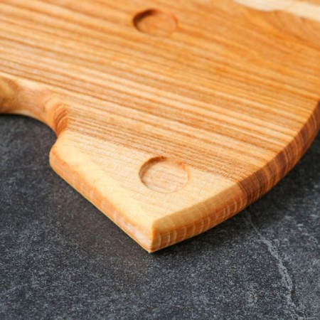 Board for feeding "cheese", 25x20 cm, array of ash-4