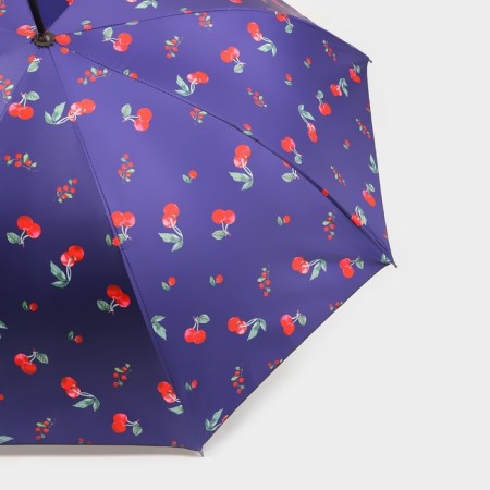 Umbrella - a semiautomatic “cherry” cane, Eponge, 8 spokes, r = 51 cm, color mix-11