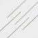 Sewing needles, d = 0.8 mm, 4.5 cm, 10 pcs