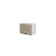 Cabinet hinged lira 500x300x360 with lifting door white/quado shimo bright