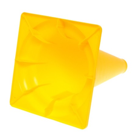 Cone, yellow color, 32 cm-2
