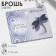 Brooch "From the evil eye" Dragonfly is small, the color is blue in silver