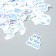 Stickers for creativity "sea swimming" set of 50 pcs 4.4x6.5x1.1 cm