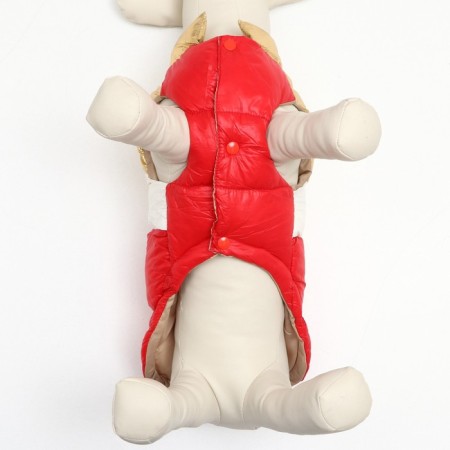 Jacket for dogs with weighting size 16 (DS 36, OG 46, Osh 35), gold-red-4
