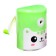 Mechanical sharpener with container, green cat
