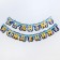 Girland on the eyelets "Happy Birthday!", Length 226 cm, me to you