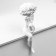 Polystone souvenir "Girl with a lush hairstyle, thoughtful" white 40x12x13.5 cm
