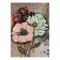 Diary of Leduced A5, 80 sheets of Diary "Flowers", solid cover, lamination of Soft-Touch Velvet, stamping with colored foil