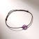 Amethyst wishes on the brown thread, the length is regulated