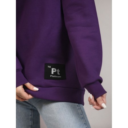 Female hoodies pt, size 56, purple color-5