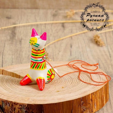 Filimonovskaya toy - whistle "Kotik"