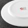 The plate of the lunch share "Blue breeze", d = 25 cm, glass ceramic, white color