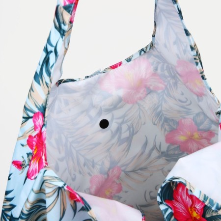 Permanent bag on the button, the color is blue-2
