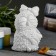 Figure for coloring "Owl with bow" 10x7x6cm