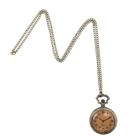 Pocket clock "Bronze frame", quartz, on a chain 80 cm, d-4.5 cm-2