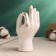 Hindi candlestick White, 16cm