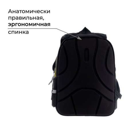 Backpack Bag Calligrata "Yellow Call", 39 x 30 x 14 cm-2
