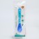 Spoon for nursery for feeding, heat-sensitive, blue-blue color