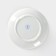 Porcelain plate "Verona", d = 17.5 cm, white