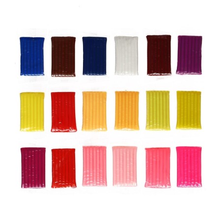 Plastic-polymer clay baked set, Brauberg, 42 colors x 20 g, with accessories-3