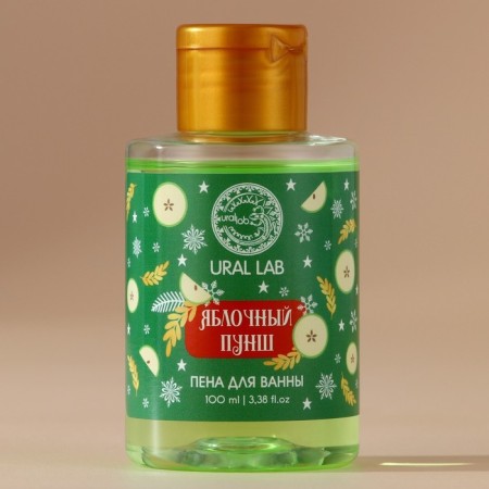 Bath foam, 100 ml, aroma of apple punch, Ural Lab-1