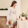 Apron Ethel "Poinsia" 60x70 cm, 100% cotton, sarzha 190 g/m2