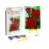 Diamond mosaic with partial filling on the stand “Rose”, 13 x 19 cm, cardboard