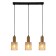 Suspended lamp 3x40W E27, size 59x11x178.5 cm