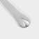 Stainless steel knives are the “drop” shade, length 23 cm, 6 pcs, silver color