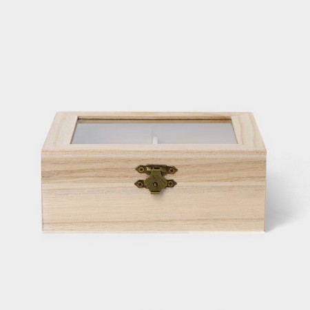 Box for storing tea bags "Ceylon", 4 cells, 16 × 13.8 × 6.5 cm-2