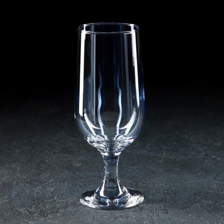 Glass glass "Bonitas", 400 ml, with galvanic coating, blue color