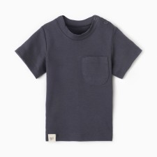 T-shirt Troshka Me, Basic Line, height 80-86 cm, dark gray