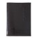 Cover for a passport with a pocket, black color