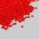 Glass beads 12/0 "scarlet" transparent 450 gr