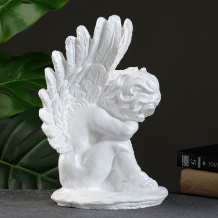 Figure "Angel Medium with wings" White, 18x28x20cm-2